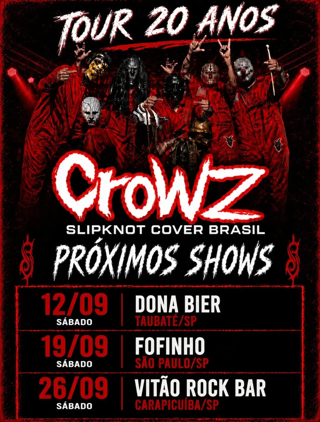 Flyer de Crowz e Soldiers