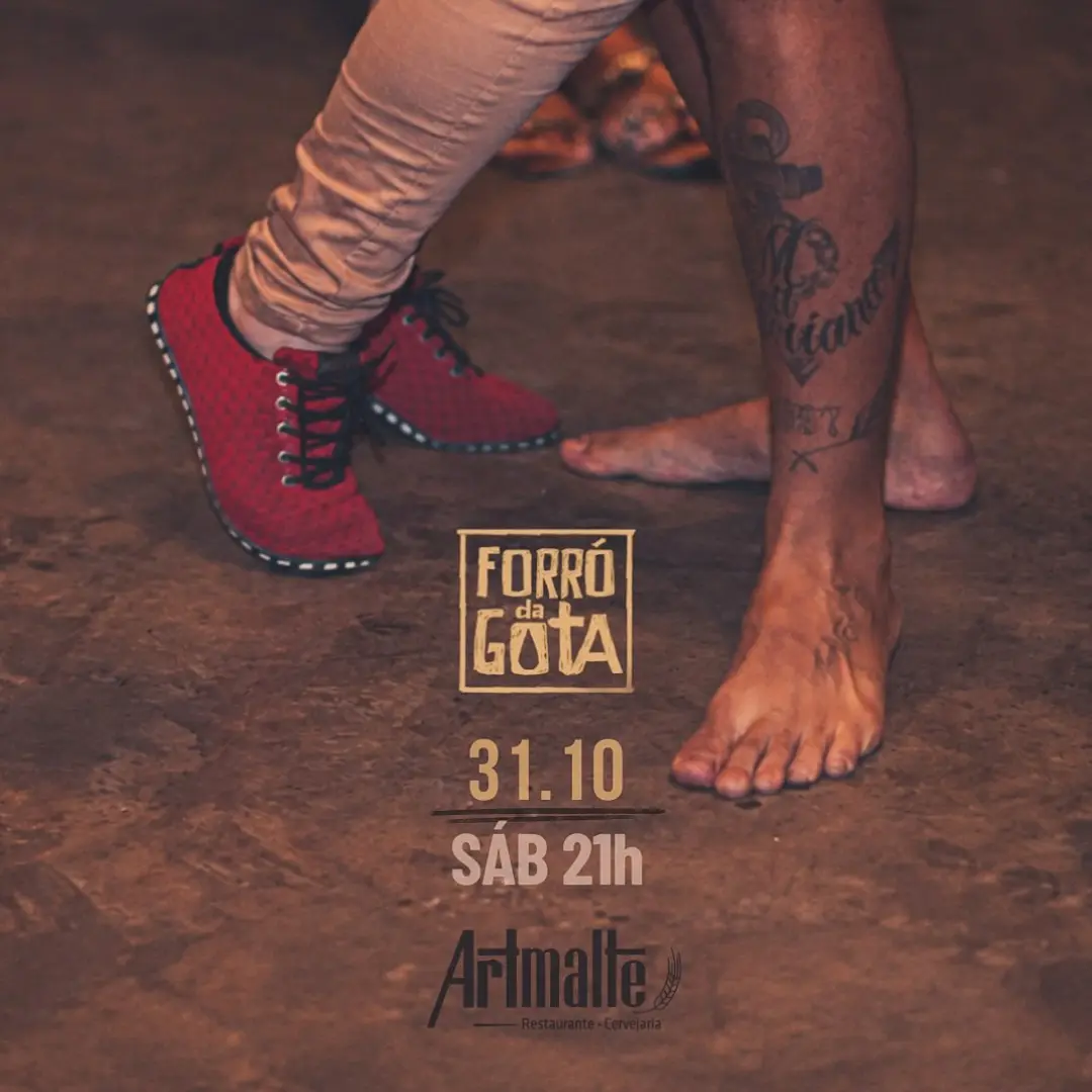 Flyer de Forró da Gota