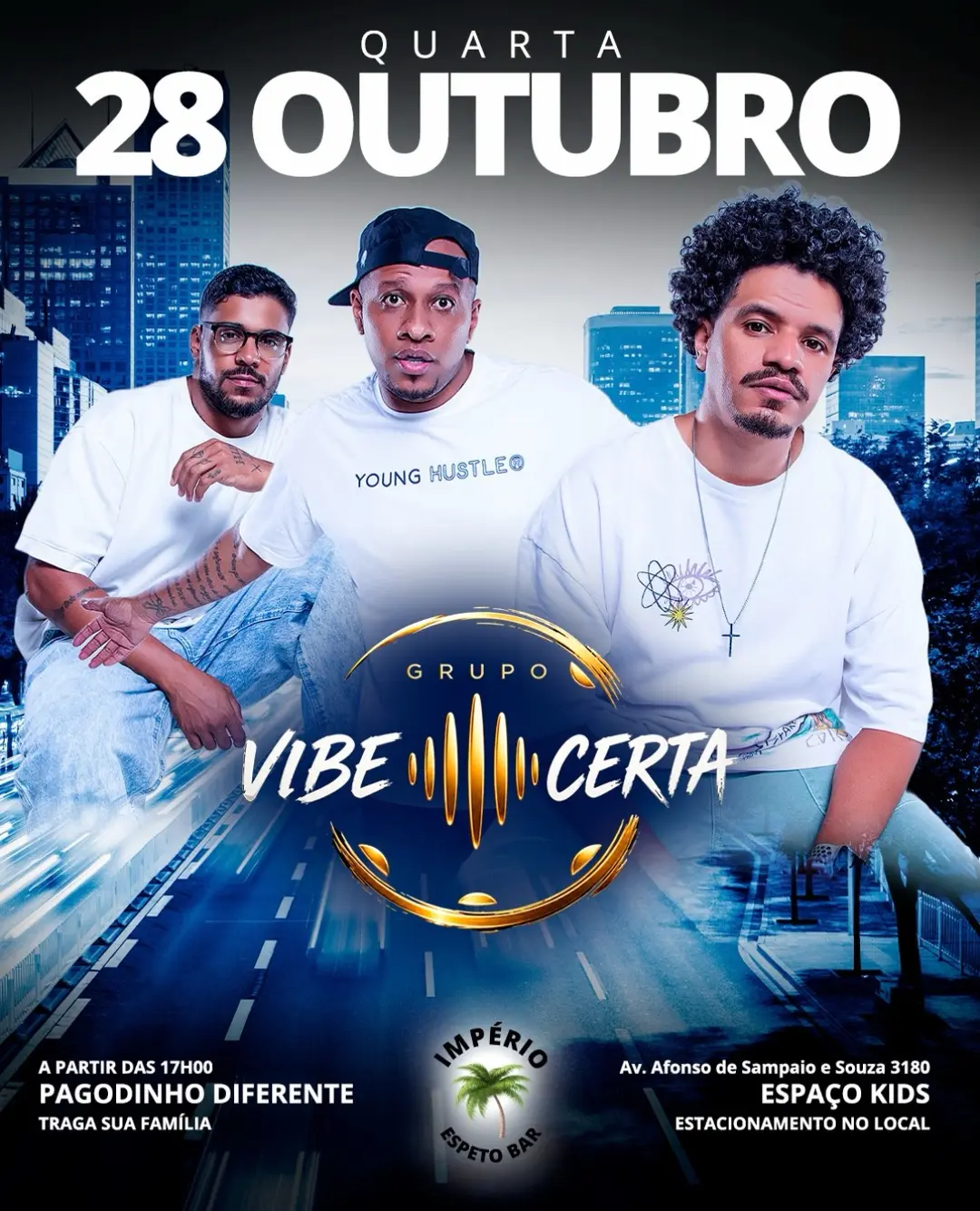 Flyer de Grupo Vibe Certa