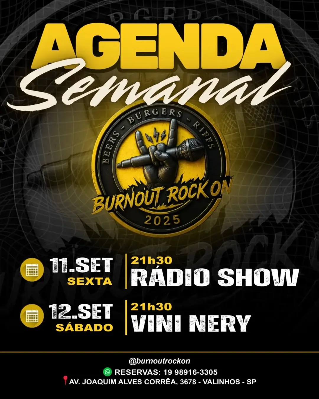 Flyer de Vini Nery