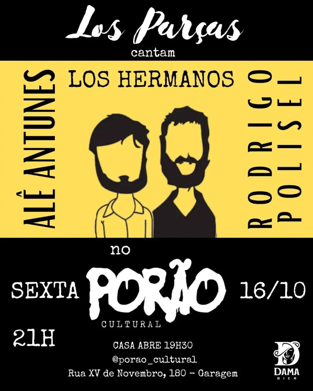 Flyer de Los Parças