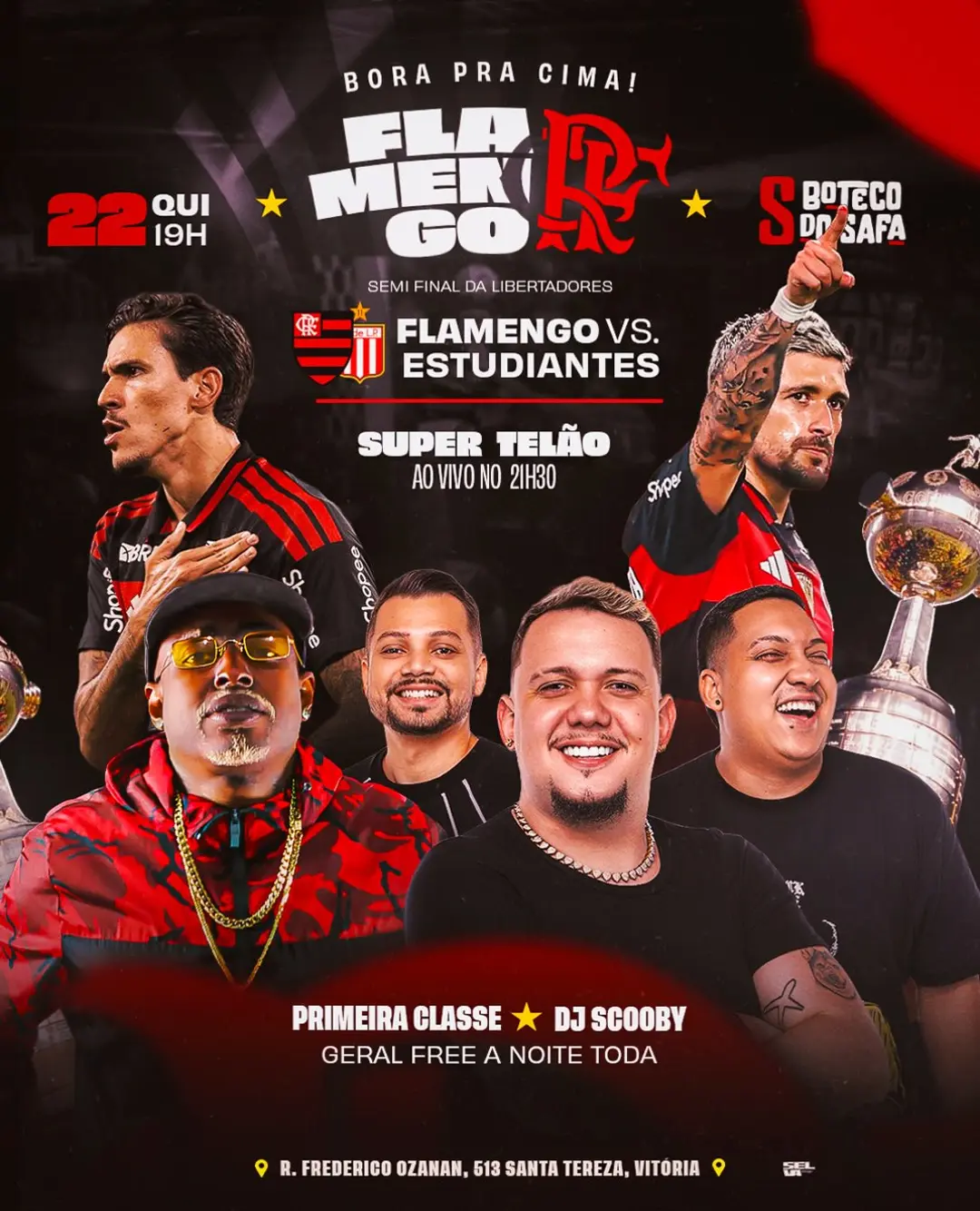 Flyer de Grupo Primeira Classe