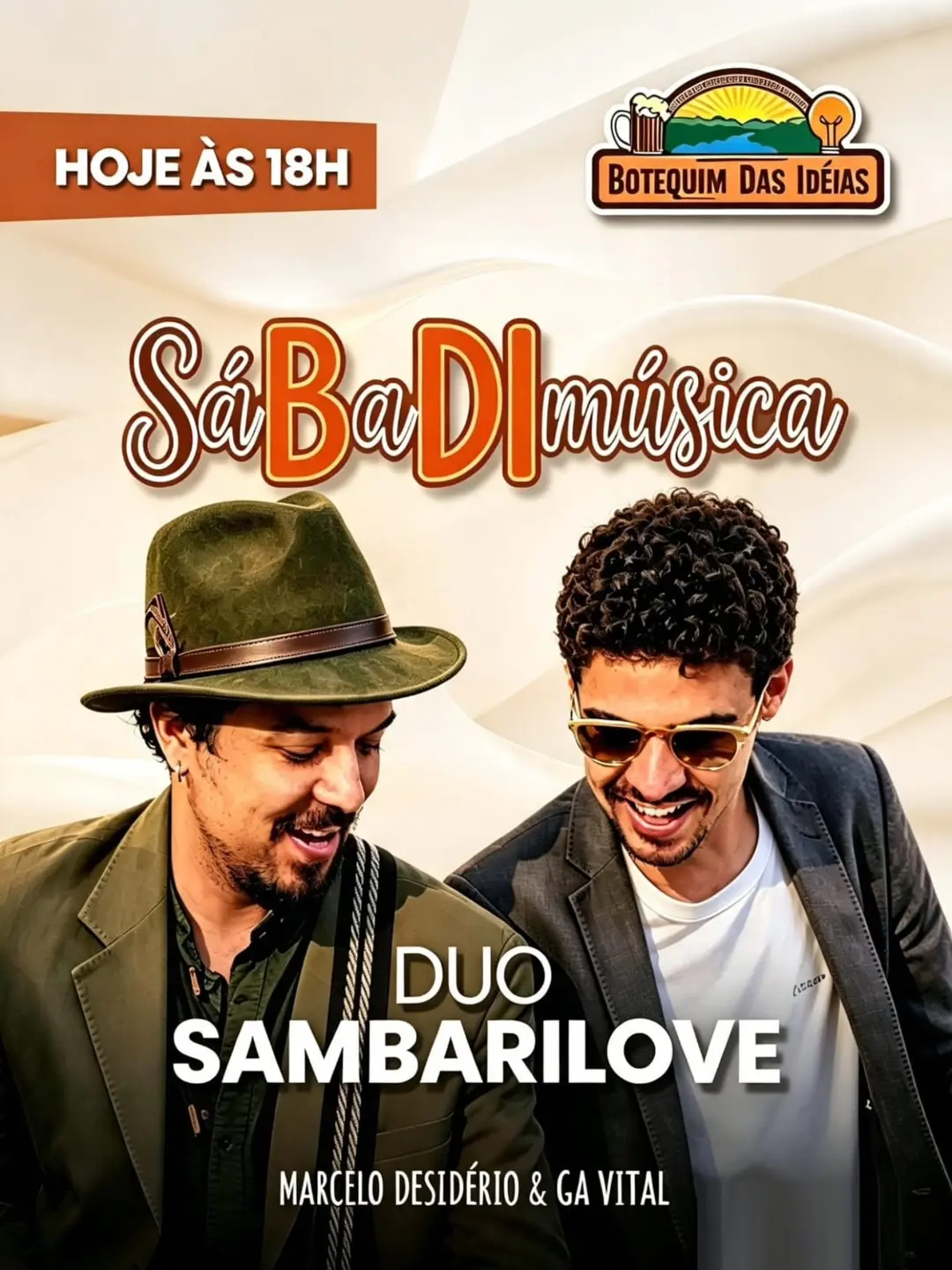 Flyer de Marcelo Desidério