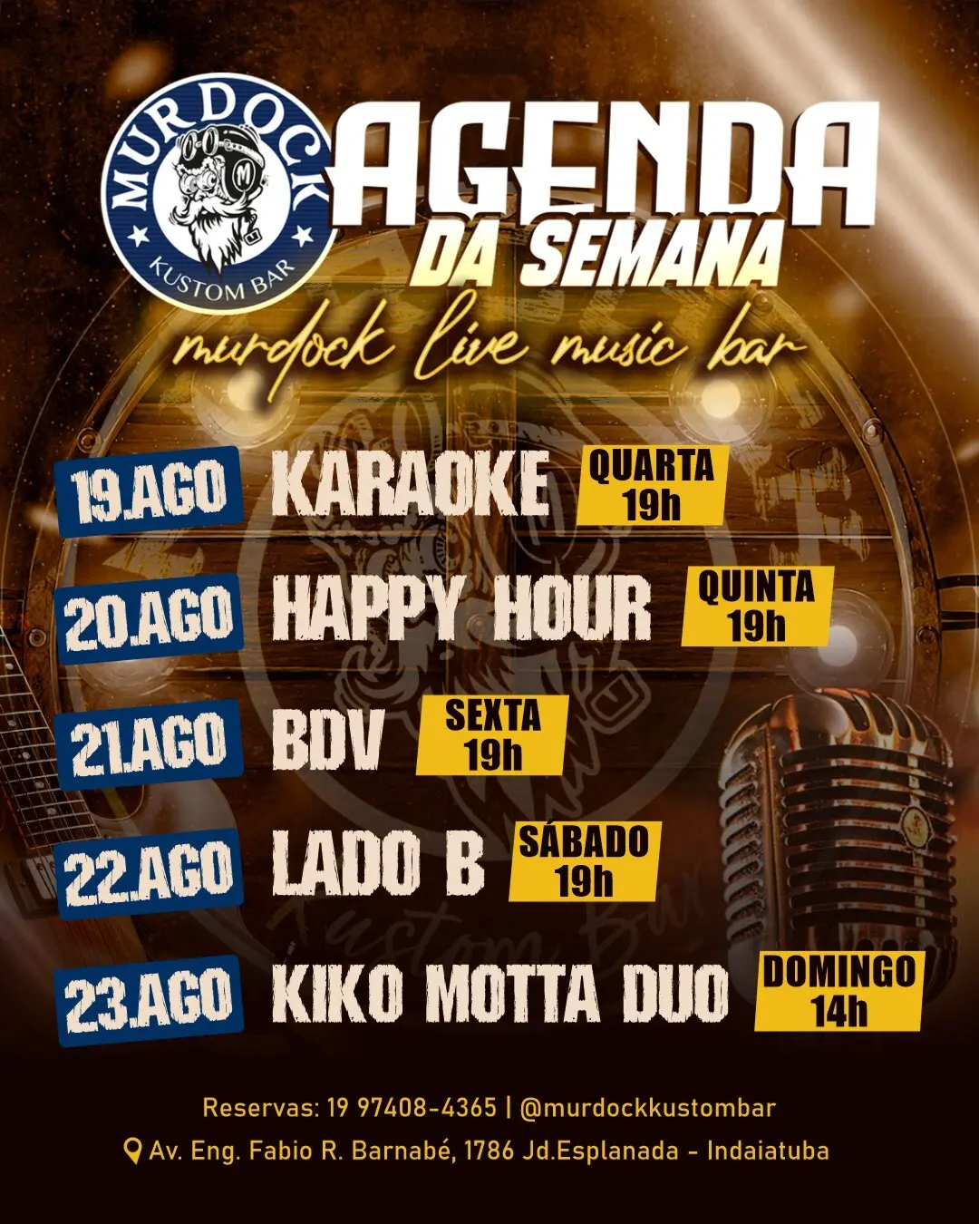 Flyer de Banda BDV