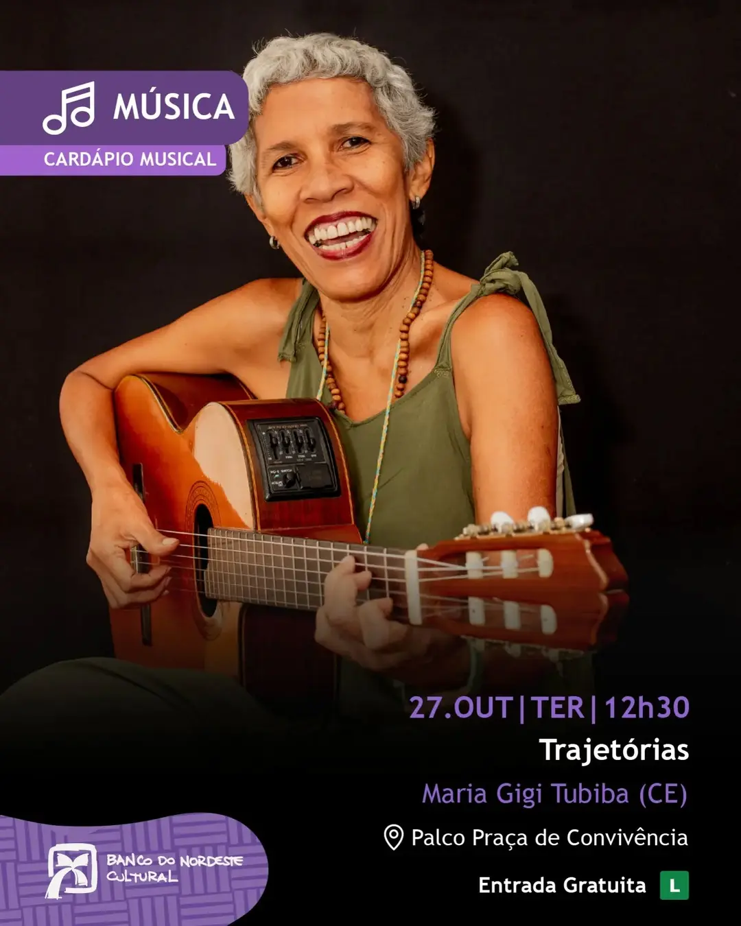 Flyer de Maria Gigi Tubiba