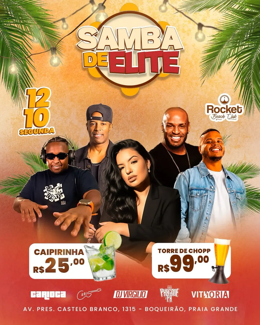 Flyer de Samba de Elite