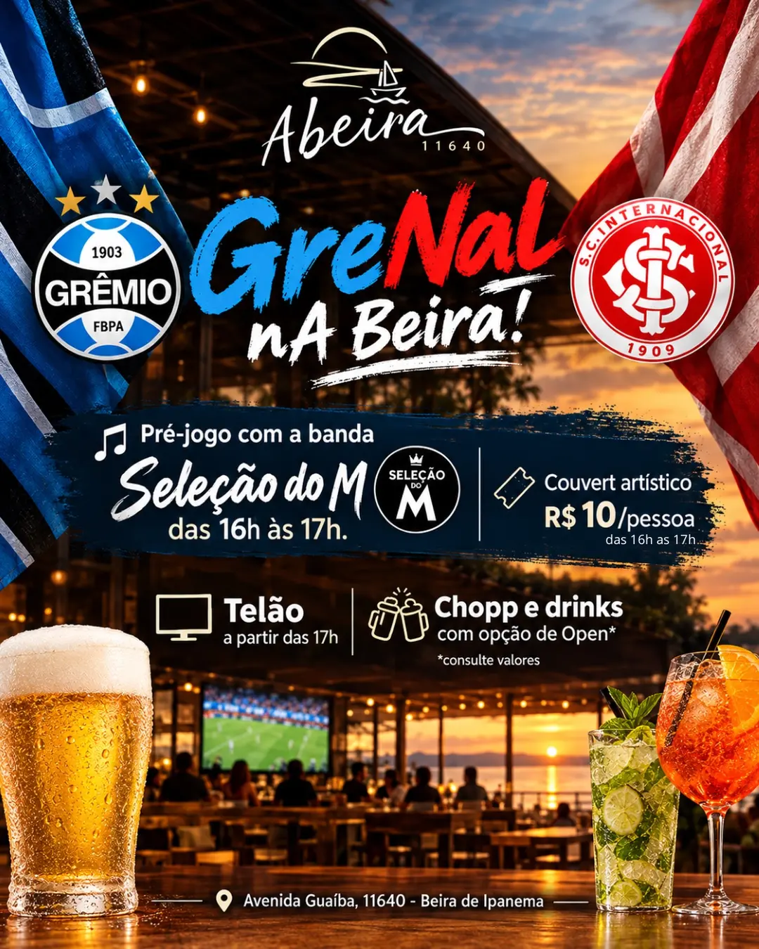 Flyer de Seleção do Êmi