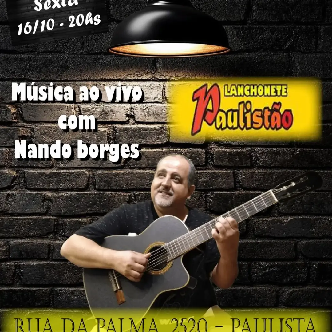 Flyer de Nando Borges