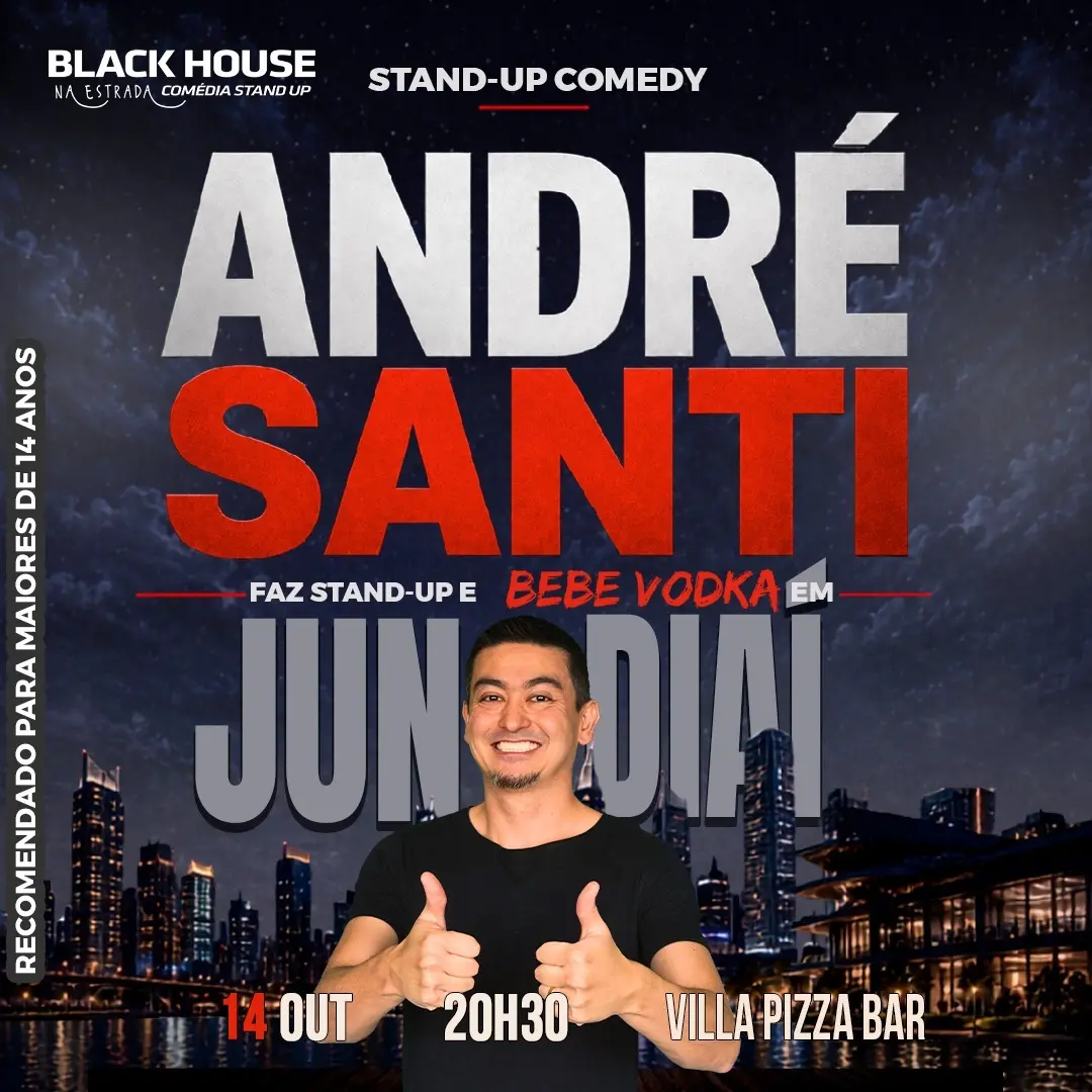 Flyer de André Santi