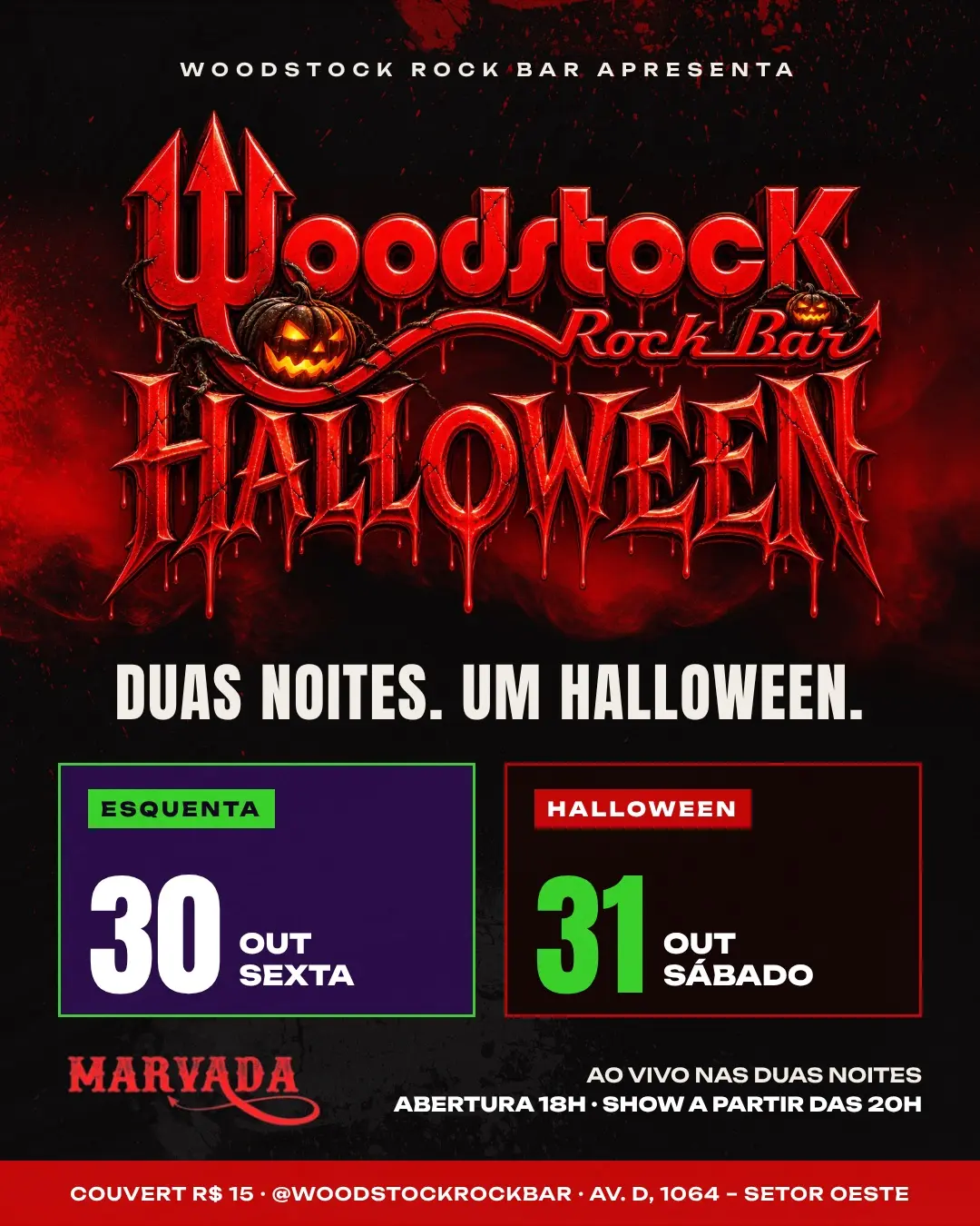 Flyer de Banda Marvada