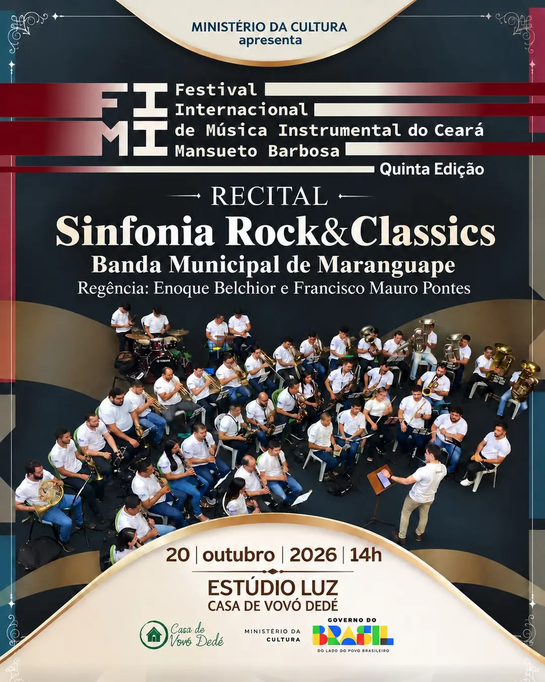 Flyer de Banda Municipal de Maranguape