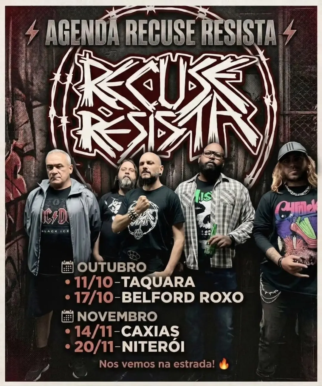Flyer de Recuse Resista