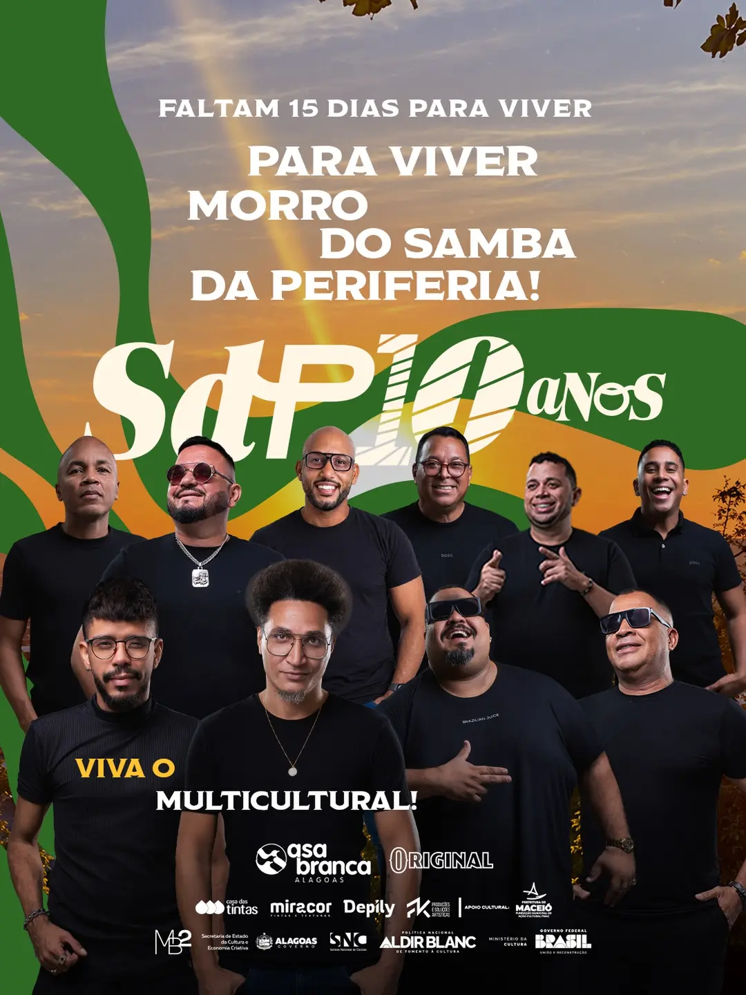 Flyer de Samba da Periferia