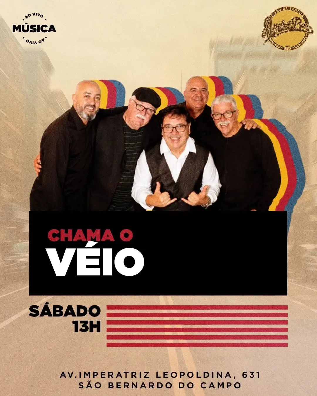 Flyer de Chama o Veião