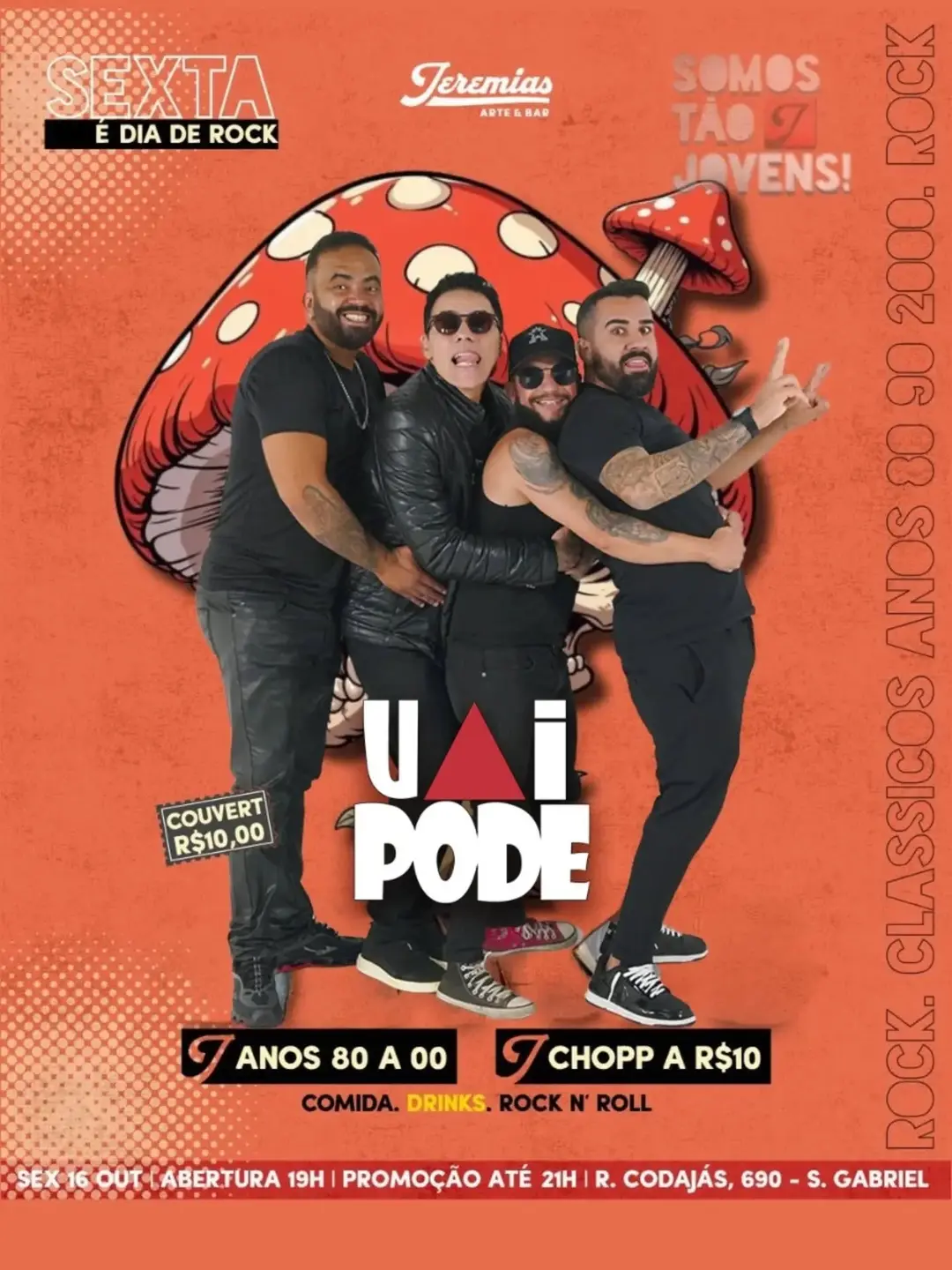 Flyer de Banda Uai Pode