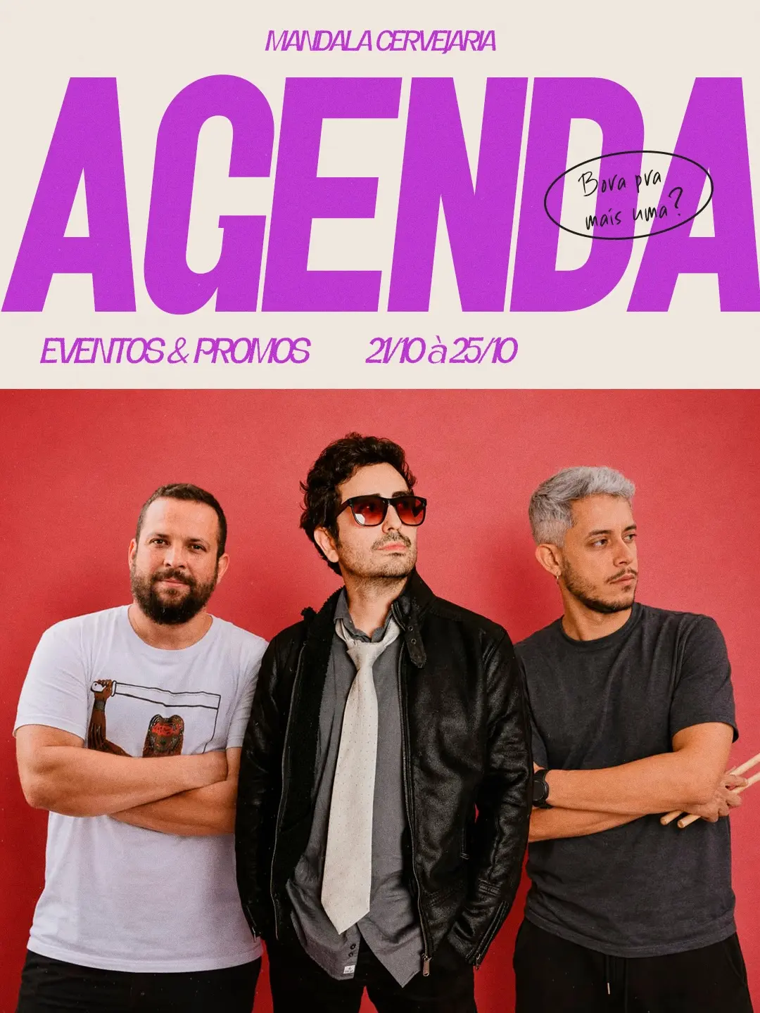 Flyer de Os Blankas