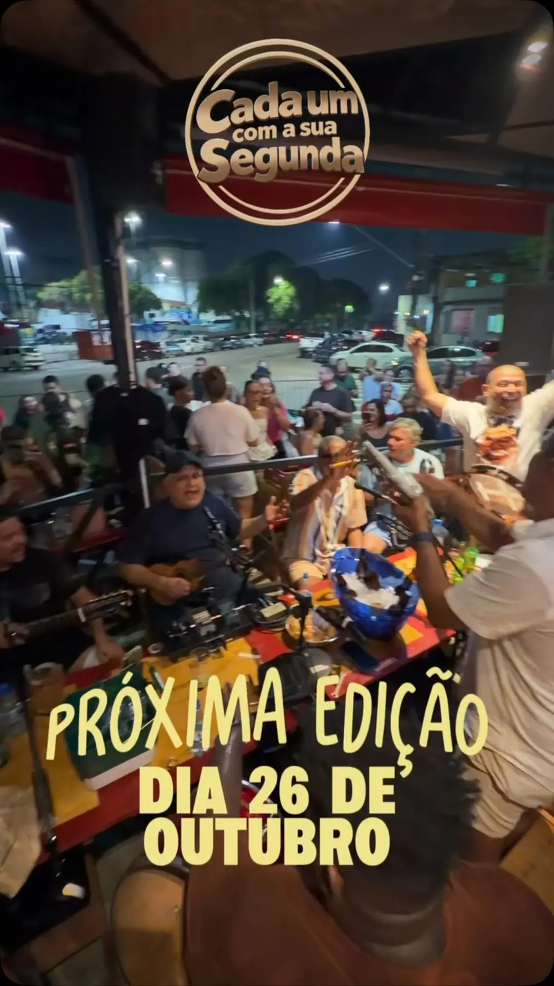 Flyer de Roda de Samba