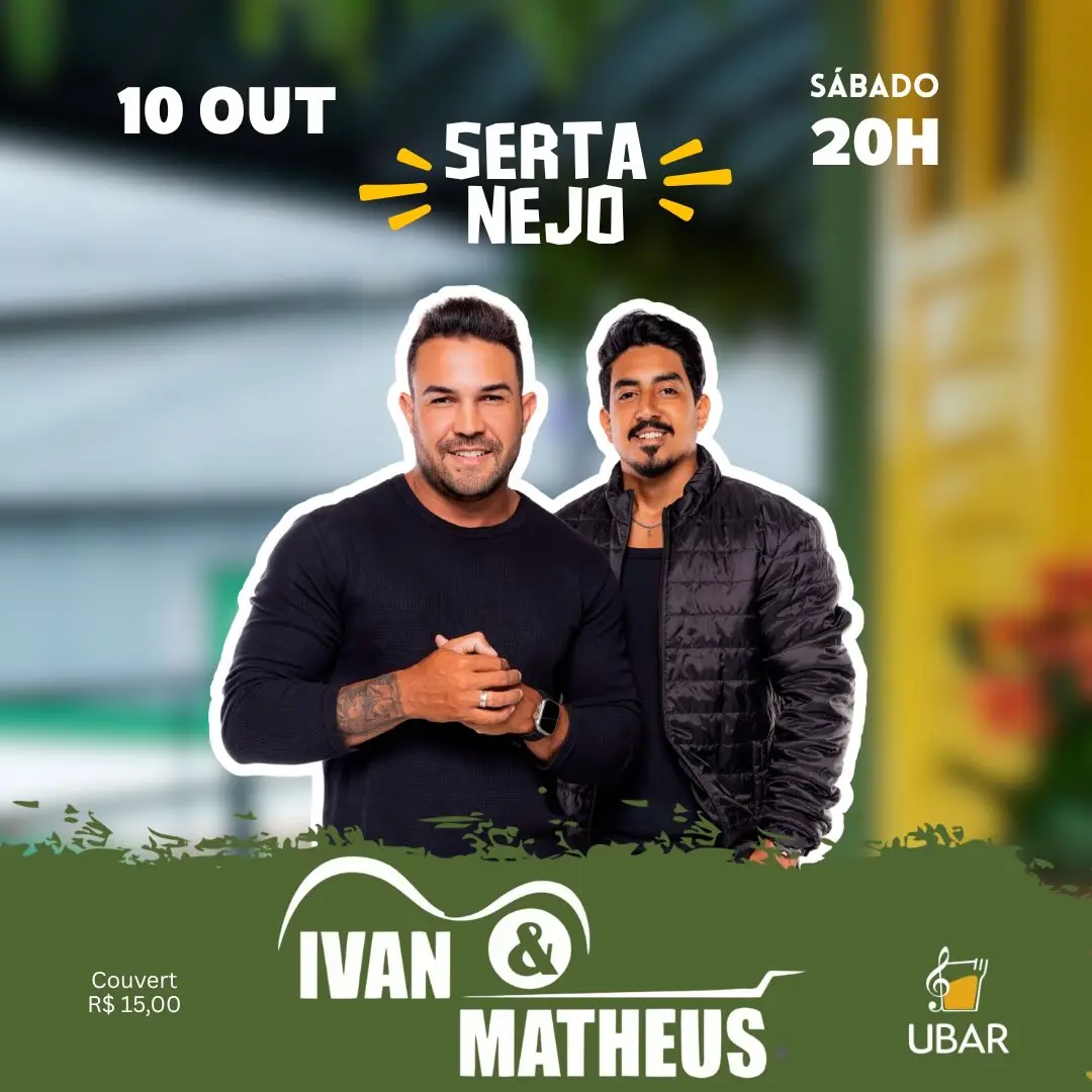 Flyer de Ivan e Matheus