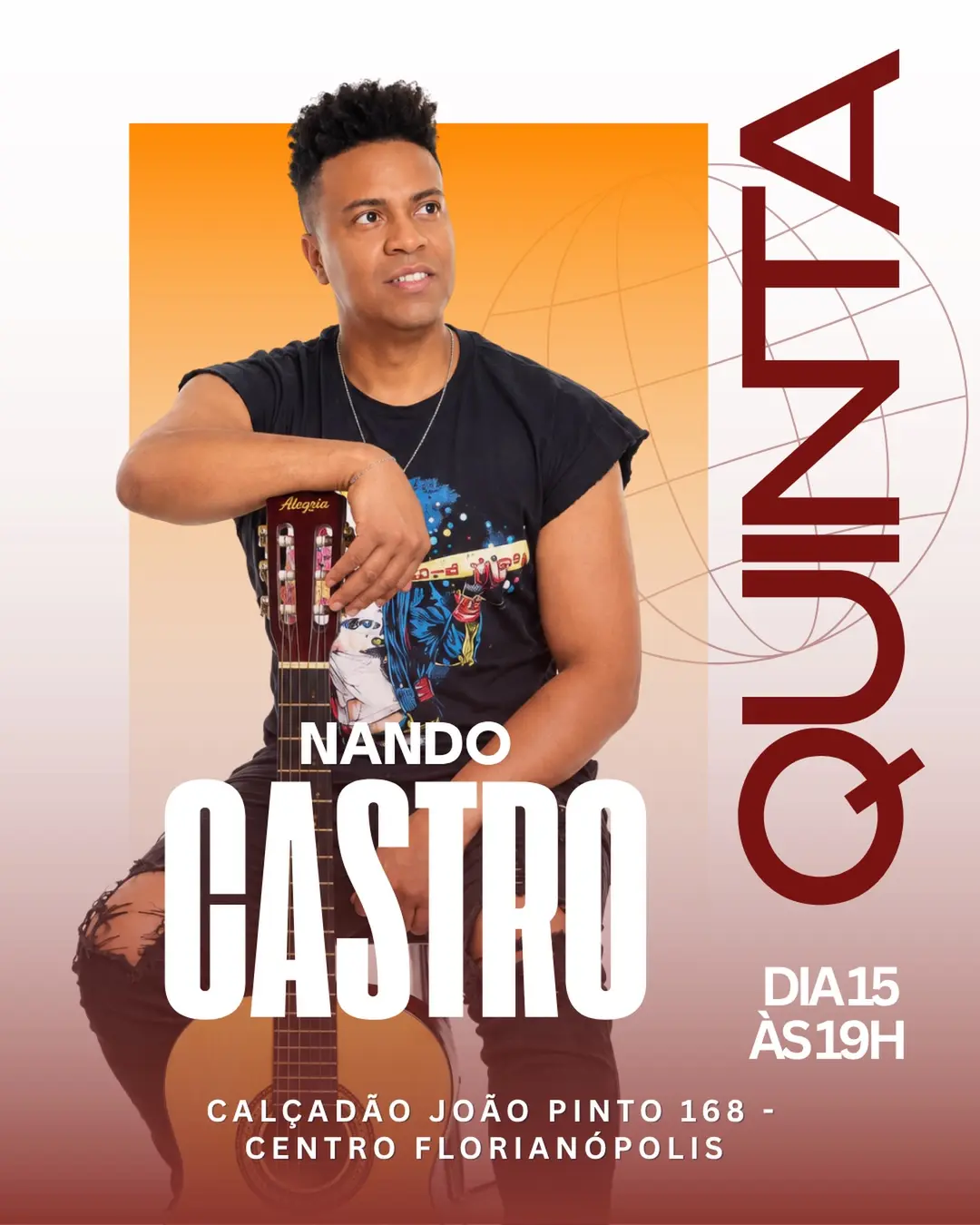 Flyer de Nando Castro