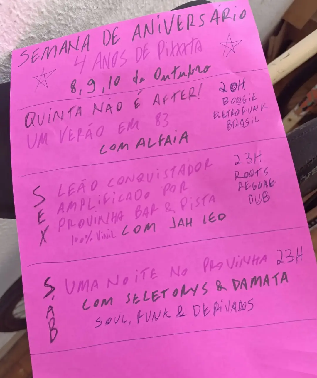Flyer de Leão Conquistador Sistema de Som