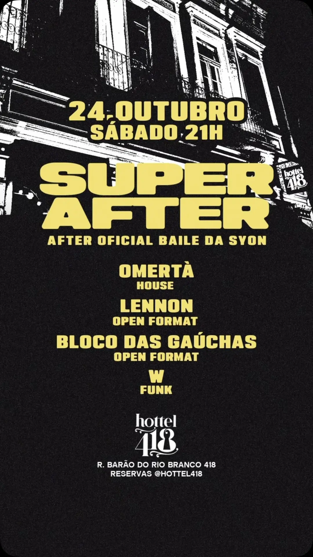 Flyer de After Sion Trio