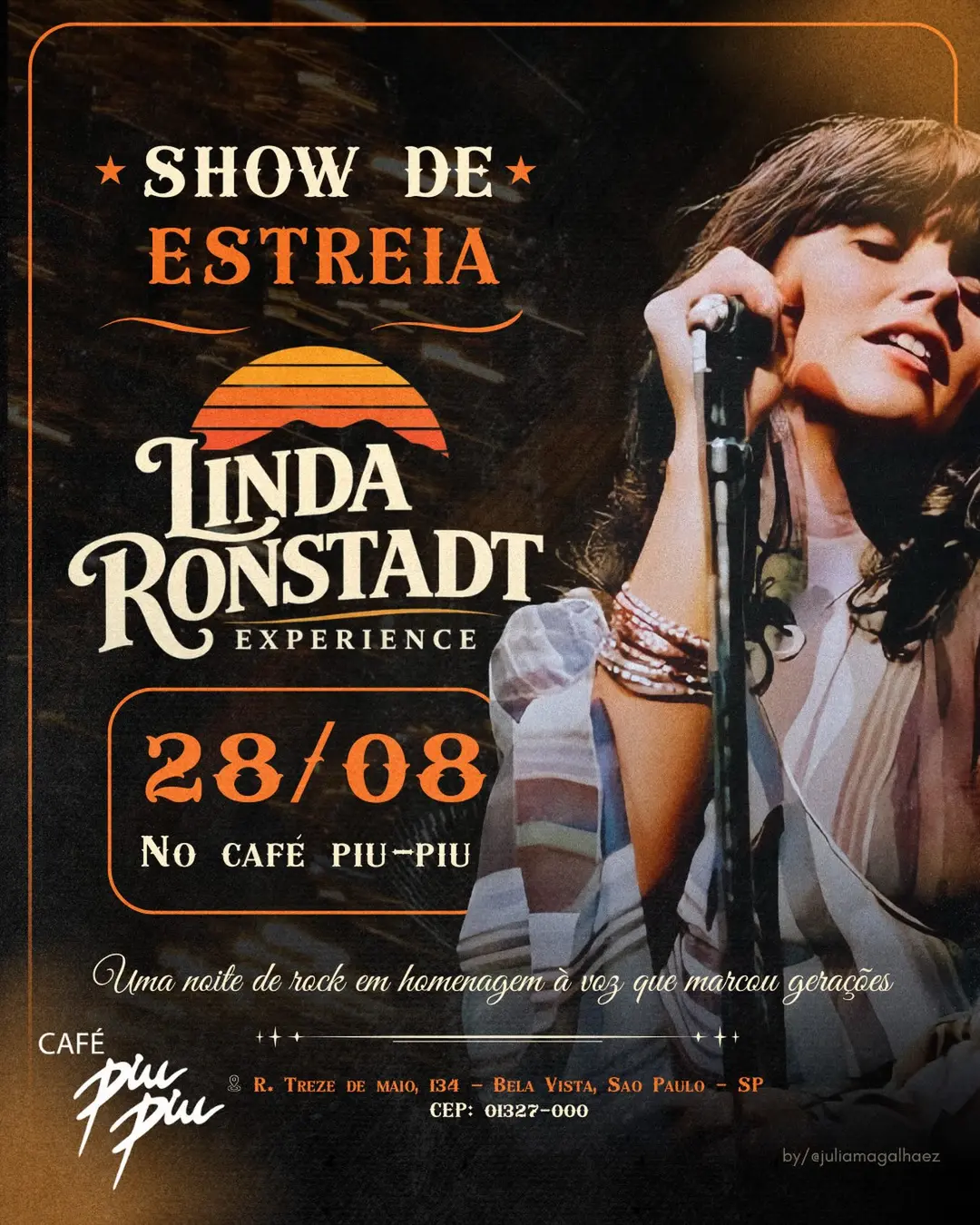 Flyer de The Linda Ronstadt Experience