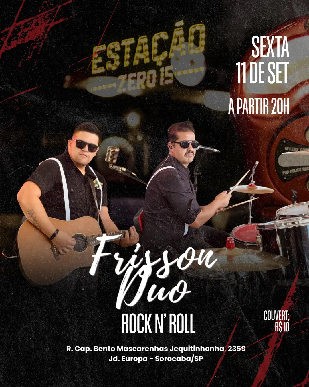 Flyer de Frisson Duo