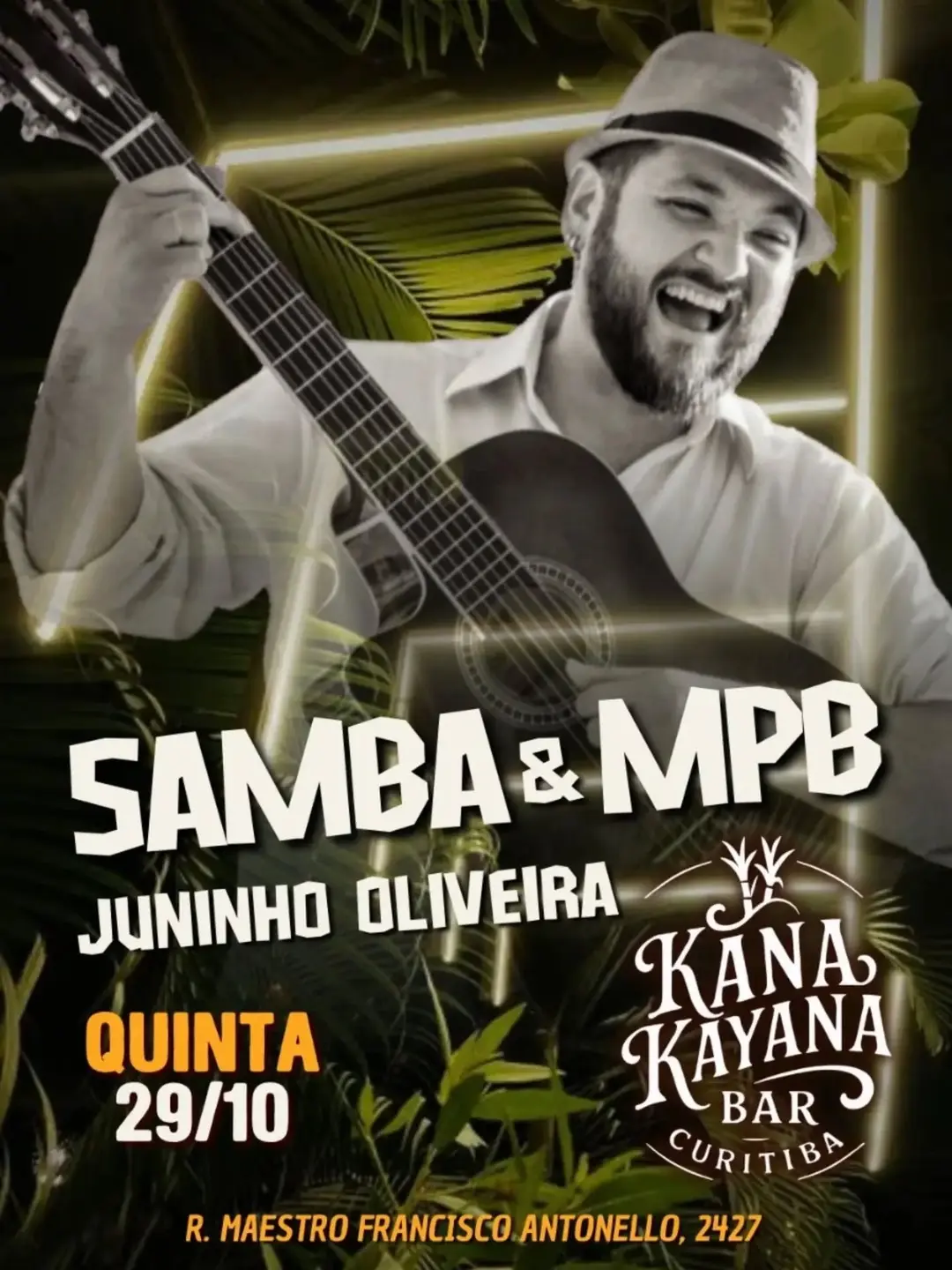 Flyer de Juninho Oliveira