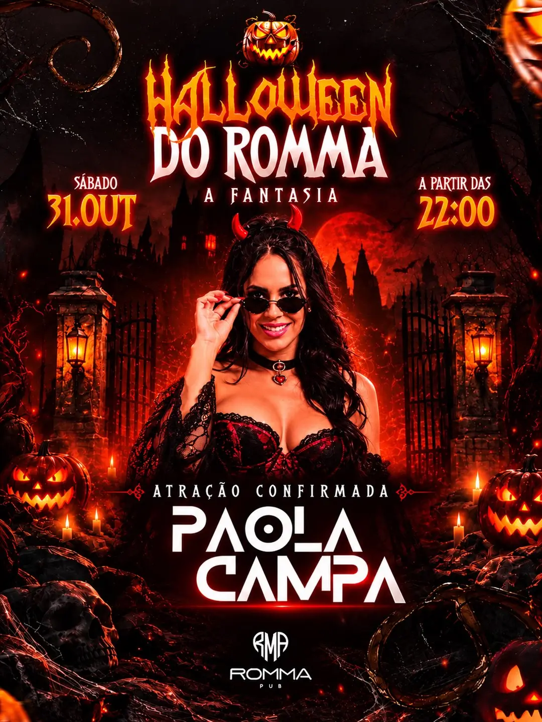 Flyer de Paola Campa