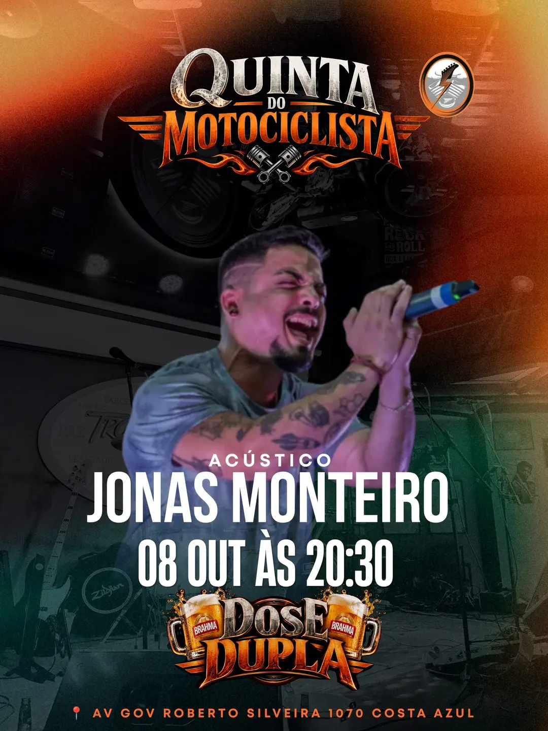 Flyer de Jonas Monteiro