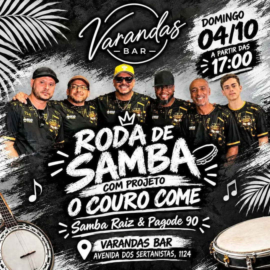 Flyer de Grupo O Couro Come
