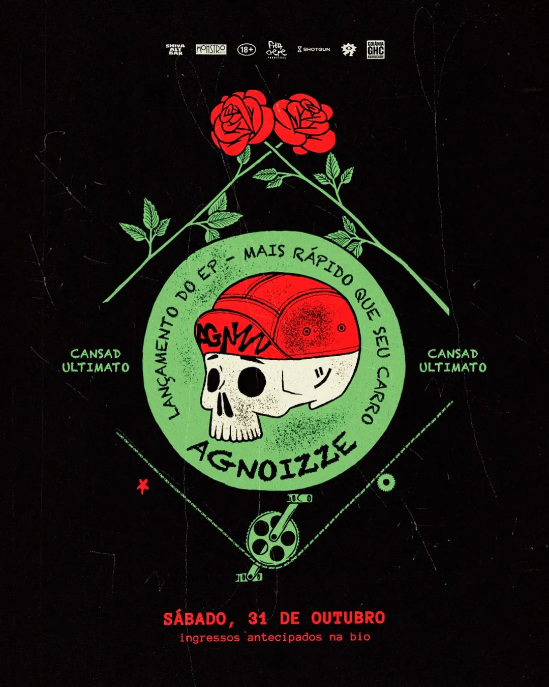 Flyer de Agnoizze, Can Sad e ultimato.br