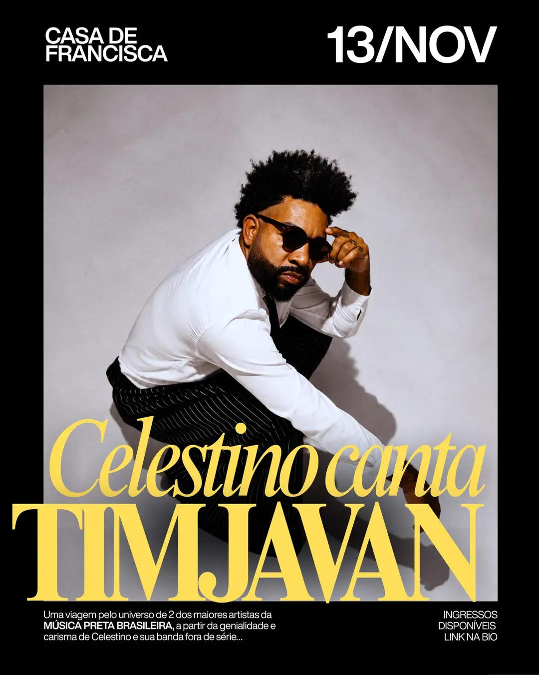 Flyer de Luiz Celestino