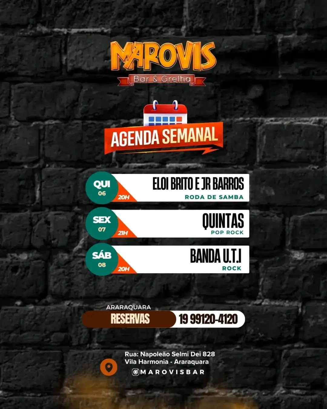 Flyer de Banda UTI