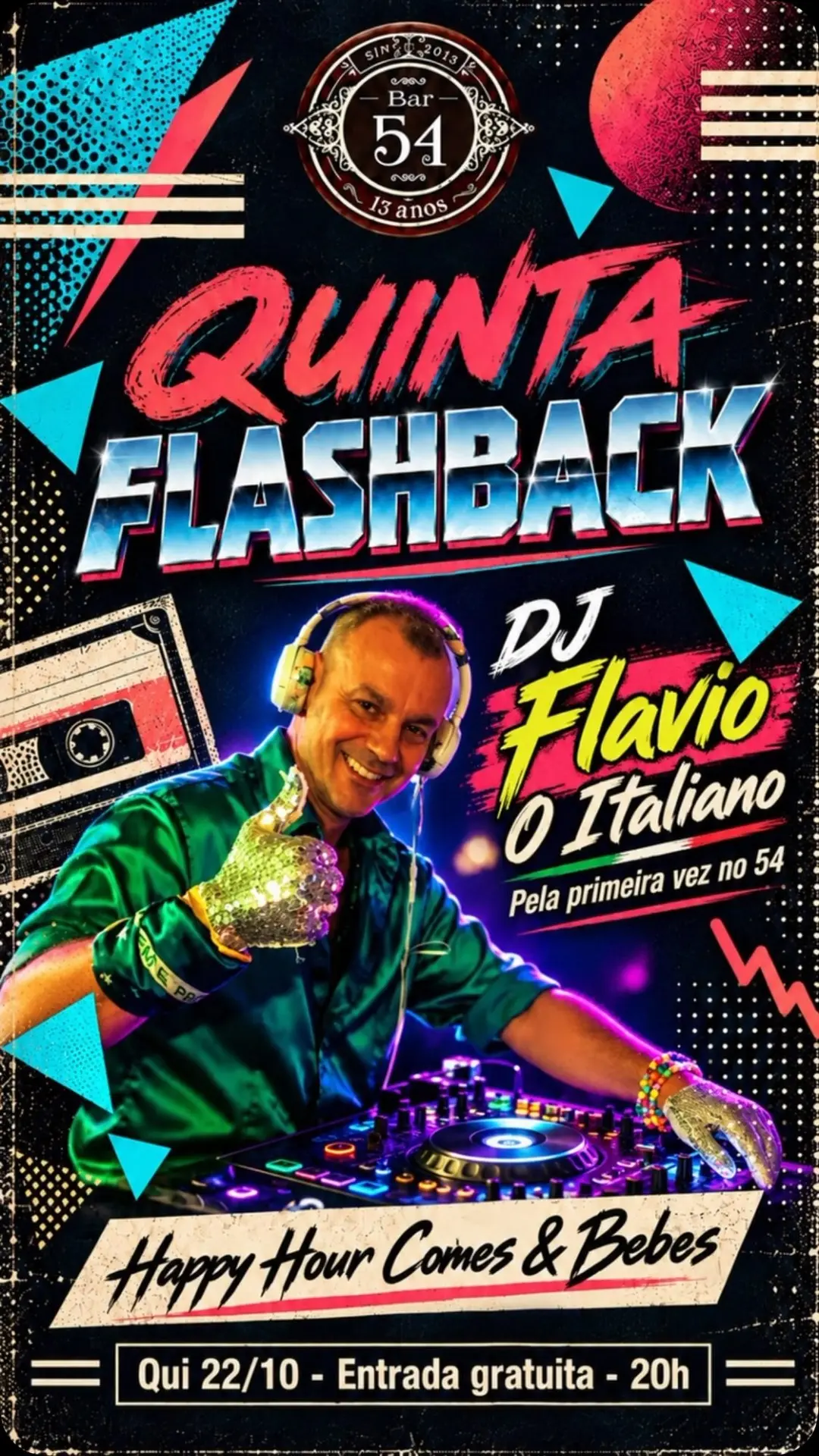 Flyer de DJ Flavio