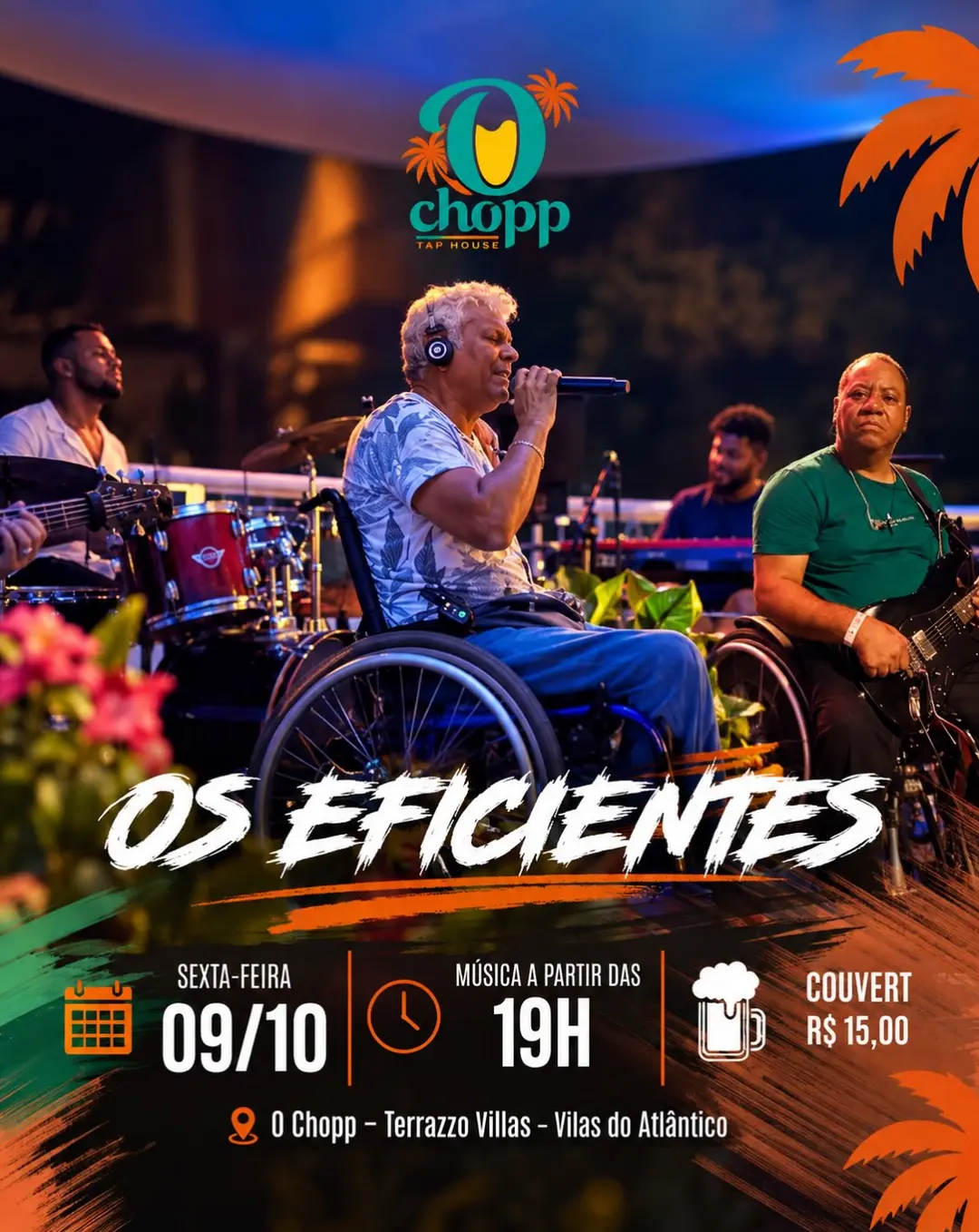 Flyer de Os Eficientes