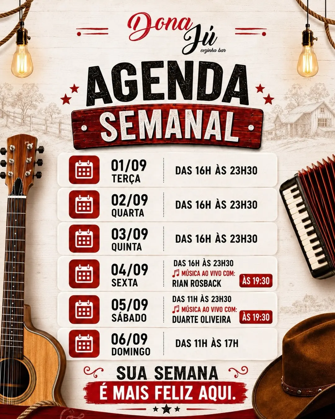 Flyer de Rian Rosback