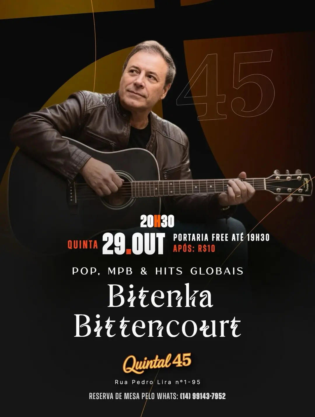 Flyer de Bitenka Bittencourt