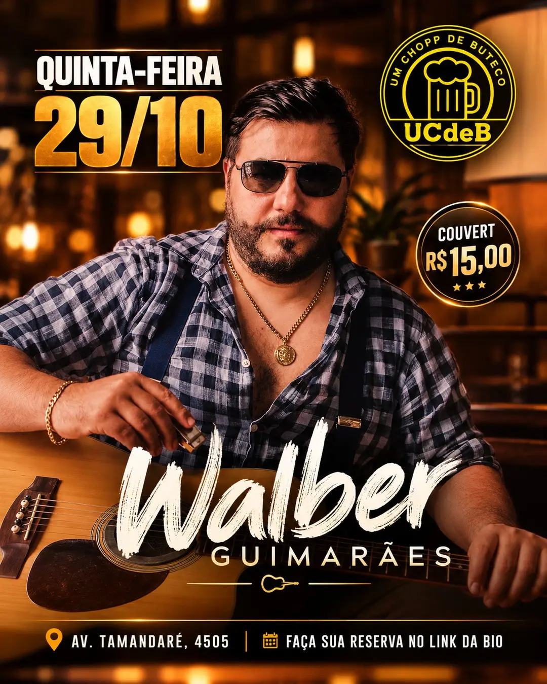 Flyer de Walber Guimarães