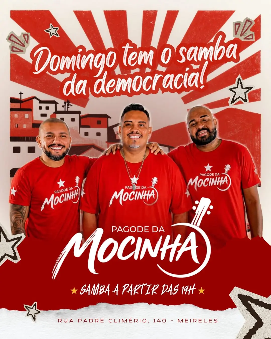 Flyer de Pagode da Mocinha