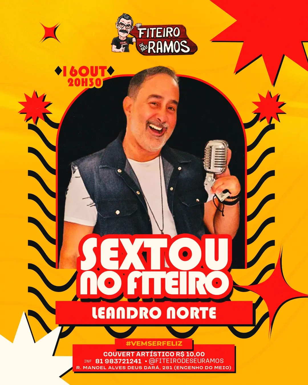 Flyer de Leandro Norte