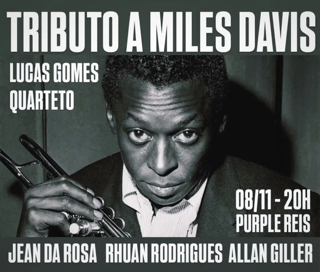 Flyer de Jazz Gang, Lucas Gomes, Jean da Rosa e mais 2 artistas