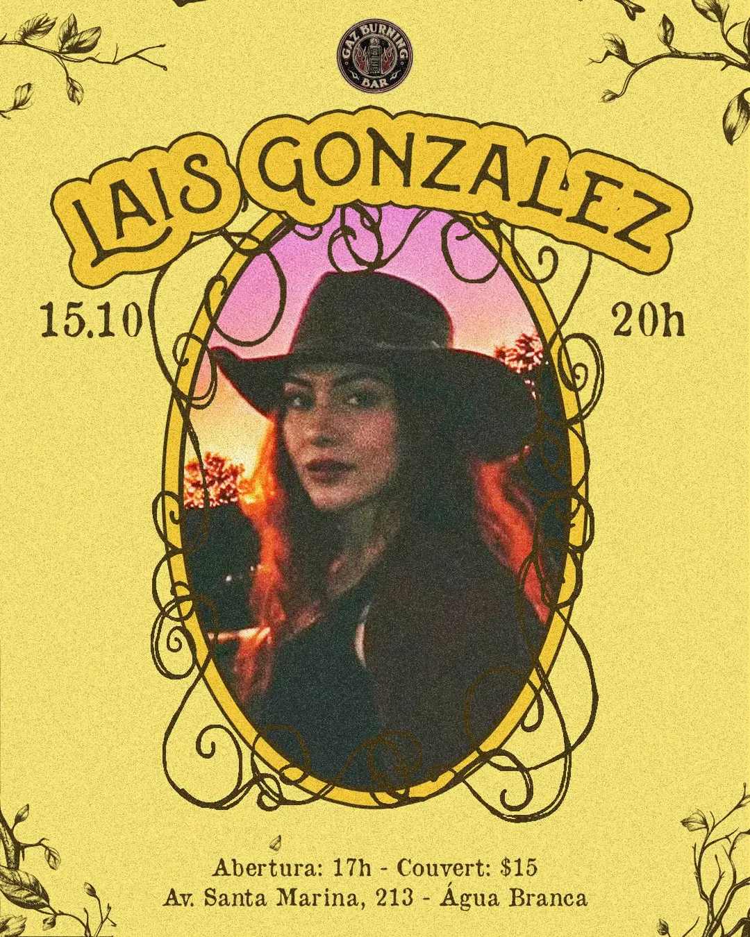 Flyer de Lais Gonzalez