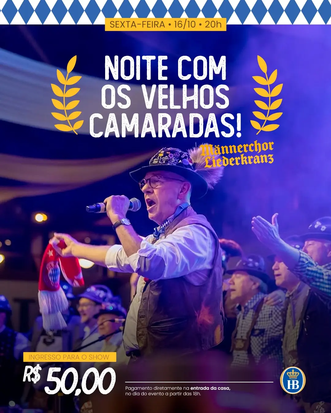 Flyer de Velhos Camaradas