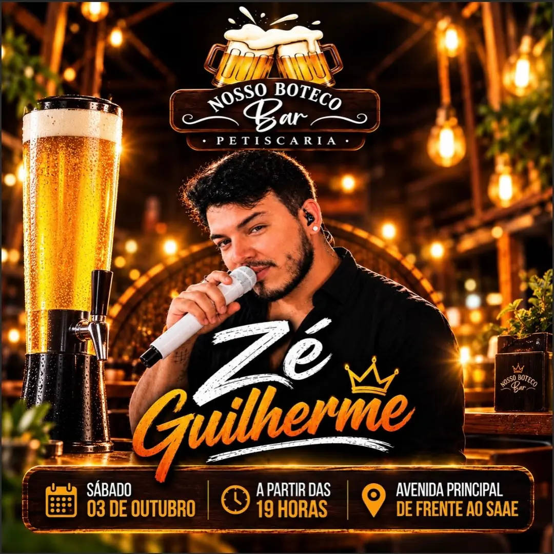 Flyer de Zé Guilherme