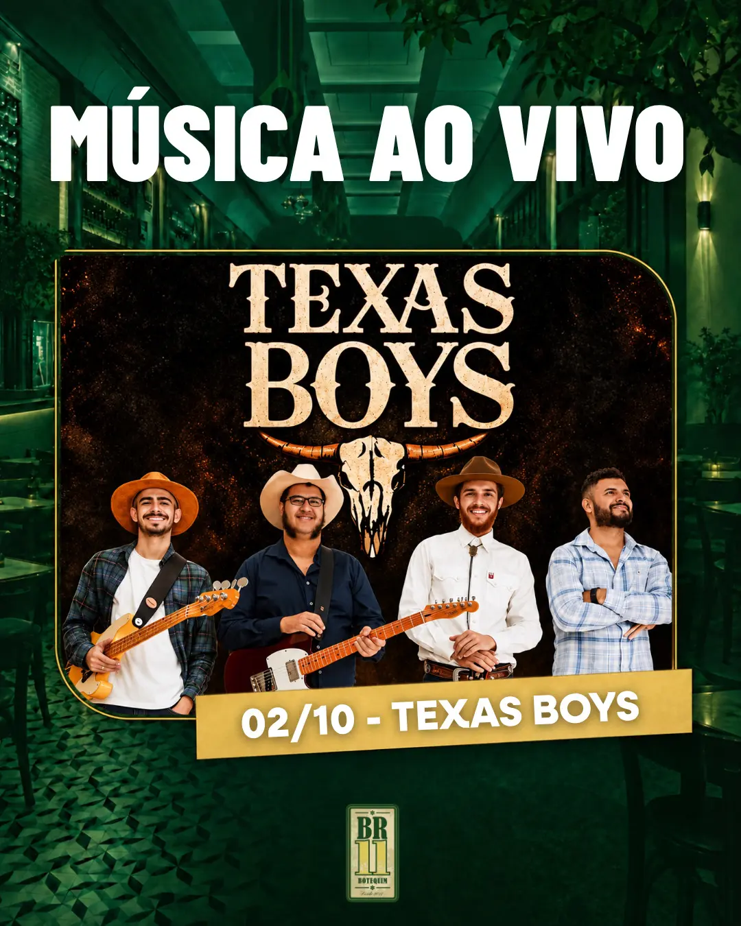 Flyer de Texas Boys
