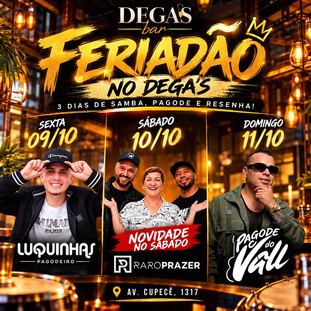 Flyer de Raro Prazer