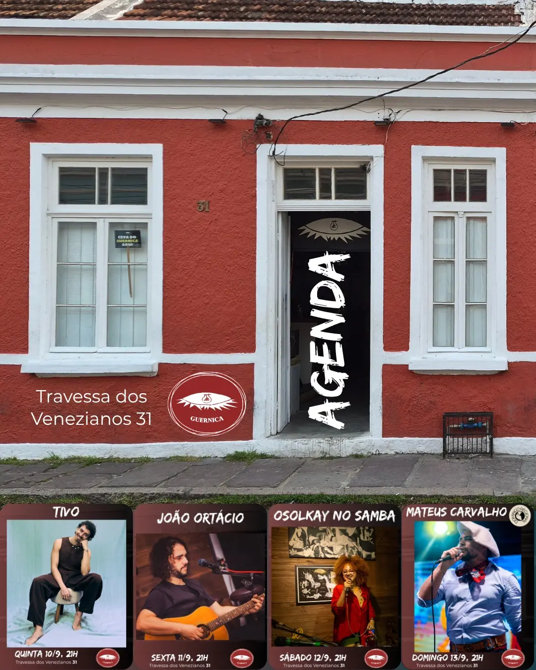 Flyer de João Ortácio e Tivo
