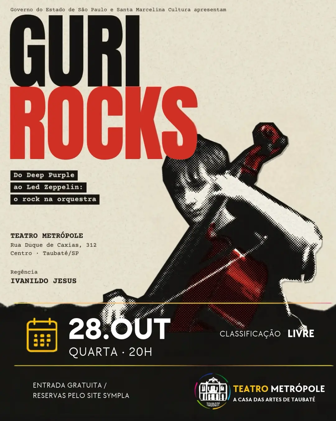 Flyer de Guri Rocks