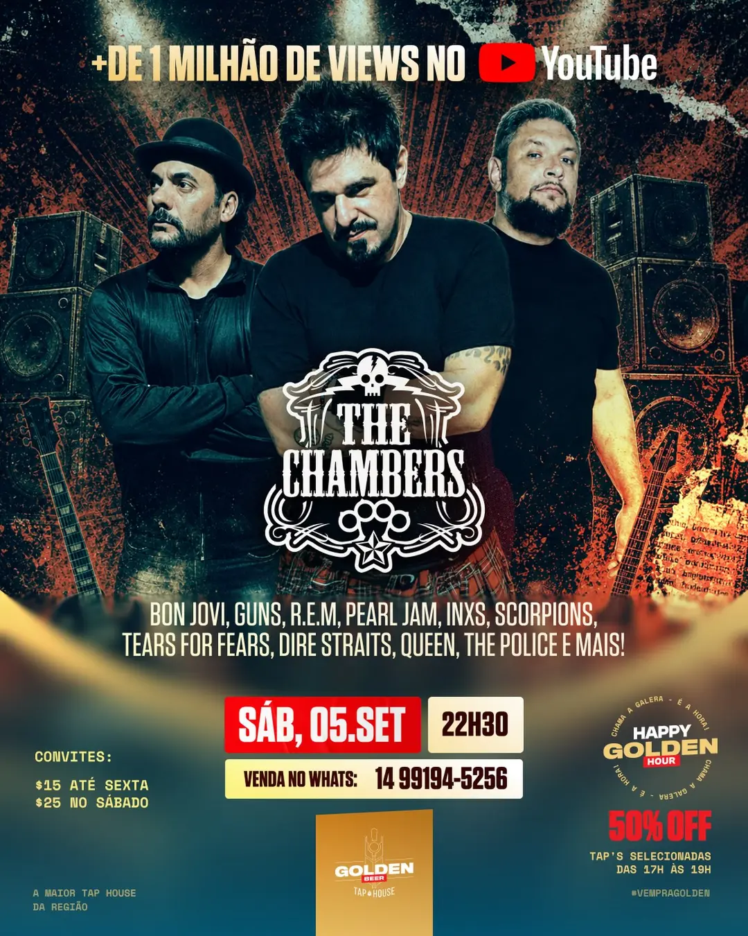 Flyer de The Chambers
